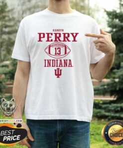 Official Kamryn Perry Indiana Hoosiers Dark Grey T-Shirt