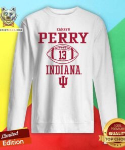 Official Kamryn Perry Indiana Hoosiers Dark Grey Sweatshirt
