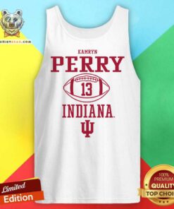 Official Kamryn Perry Indiana Hoosiers Dark Grey Tank-top