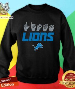 Official Love Sign X Lions ASL Sweatshirt