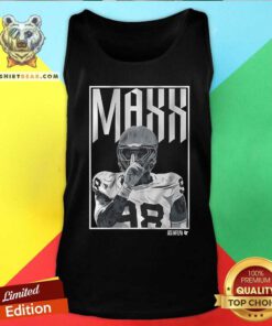 Official Maxx Crosby Shhh Celebration Tank-top