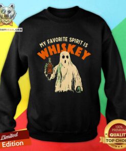 Official My Favorite Spirit Is Whiskey Halloween 2024 Sweatshirt