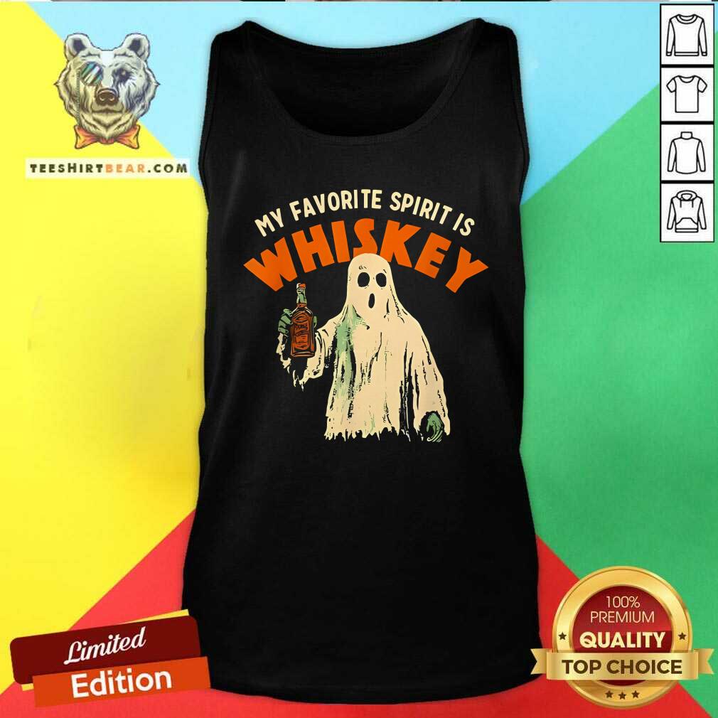 Official My Favorite Spirit Is Whiskey Halloween 2024 Tank-top