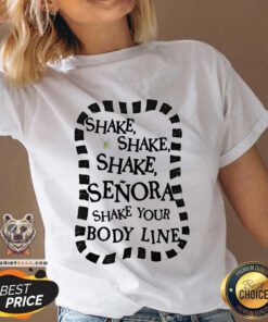 Official Shake Shake Shake Senora Shake Your Body Line Halloween V-neck