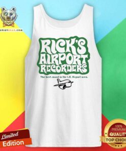 Official Tom Petty Rick's Airport Recorders The Best Round Tank-top