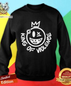 Original Chuck Liddell Wearing King Of Violence Sweatshirt
