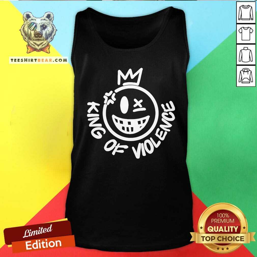Original Chuck Liddell Wearing King Of Violence Tank-top