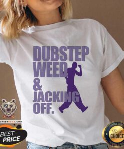 Original Dubstep Weed And Jacking Off V-neck