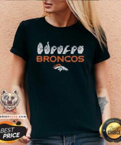 Original Love Sign X Broncos ASL V-neck