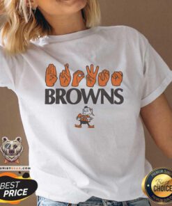 Original Love Sign X Browns ASL V-neck