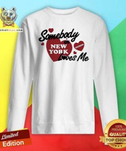 Original Mia Healey Wearing Somebody In New York Loves Me Guizio Sweatshirt