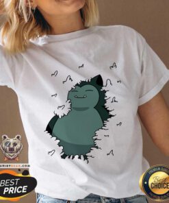 Original Pokemon Snorlax Midnight Munchies V-neck