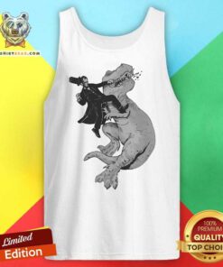 Original Punching A T-Rex Like A Boss Tank-top