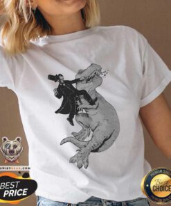 Original Punching A T-Rex Like A Boss V-neck
