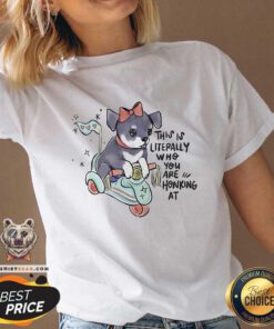 Original Puppy This Is Literally Who You Are Honking At V-neck