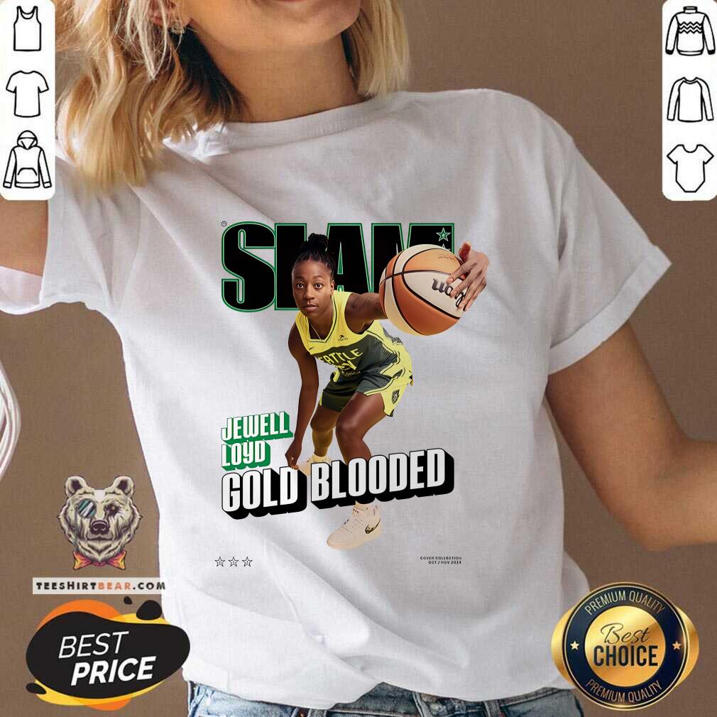 Original Slam Jewell Loyd Gold Blooded V-neck