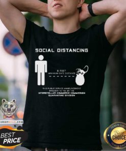 Original Social Distancing Alien Face Hugger T-Shirt