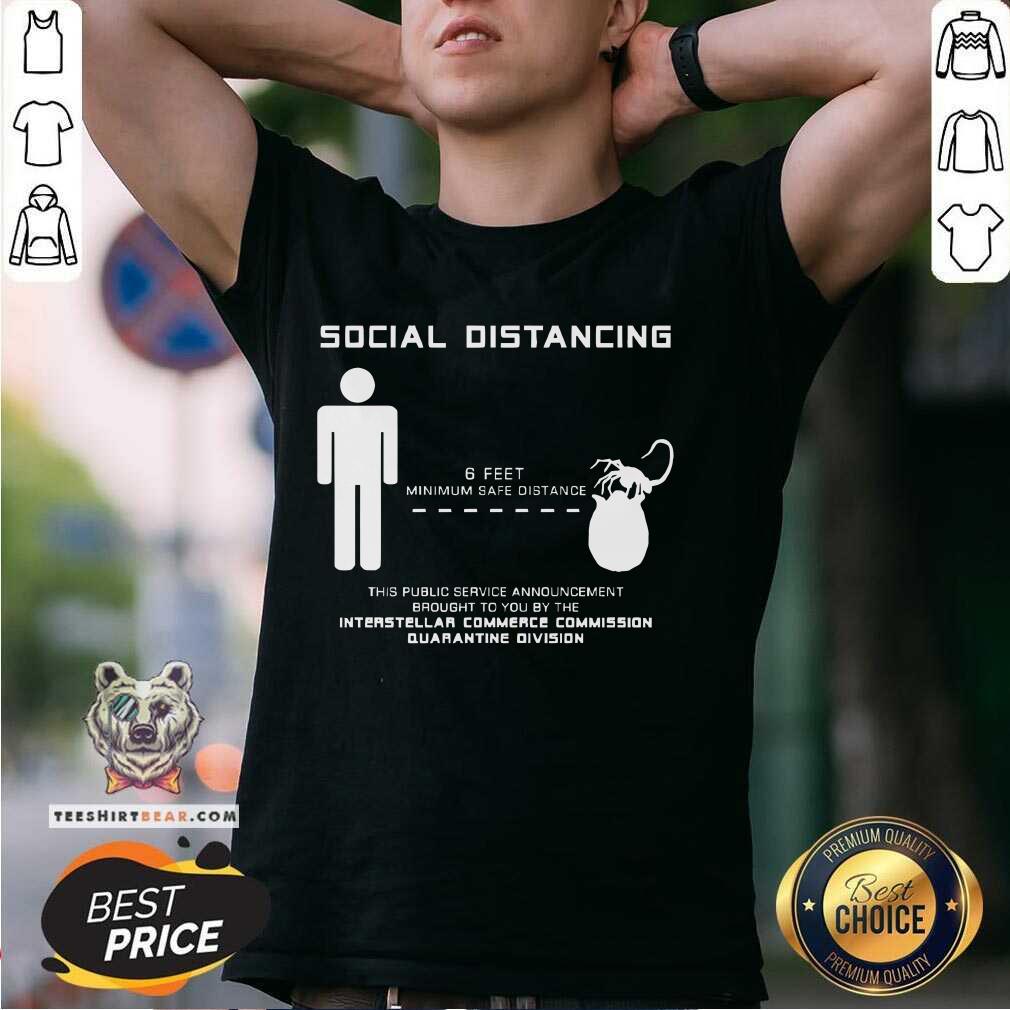 Original Social Distancing Alien Face Hugger T-Shirt