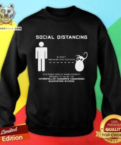 Original Social Distancing Alien Face Hugger Sweatshirt