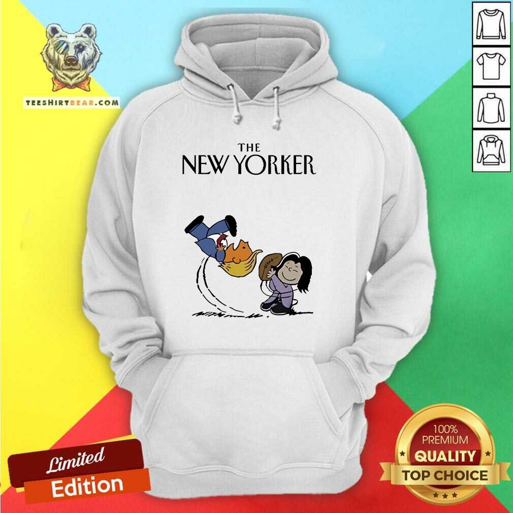 Original The New Yorker Kamala Harris And Donald Trump Peanuts Hoodie