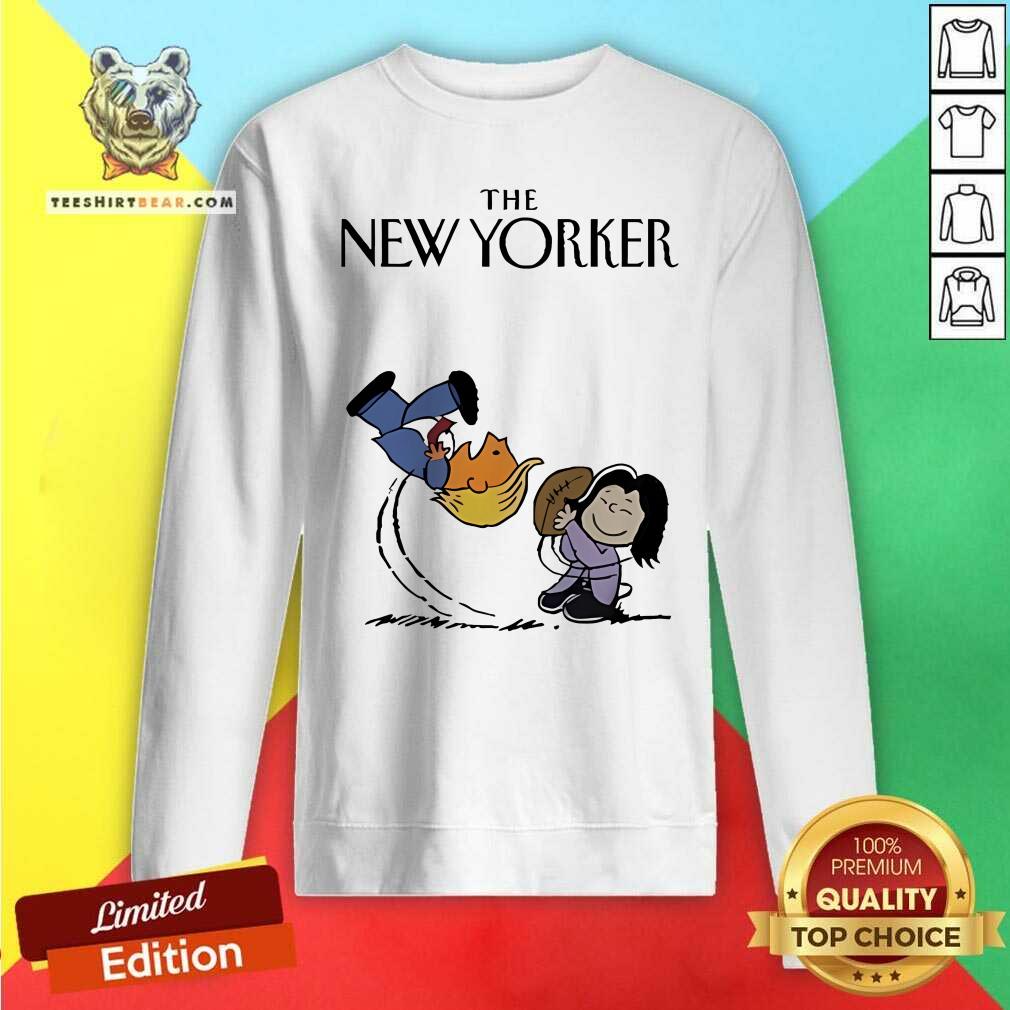 Original The New Yorker Kamala Harris And Donald Trump Peanuts Sweatshirt