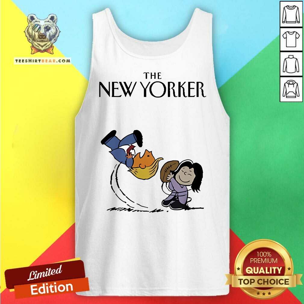 Original The New Yorker Kamala Harris And Donald Trump Peanuts Tank-top