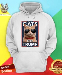 Original They're Eating The Pets Cats For Trump Hoodie