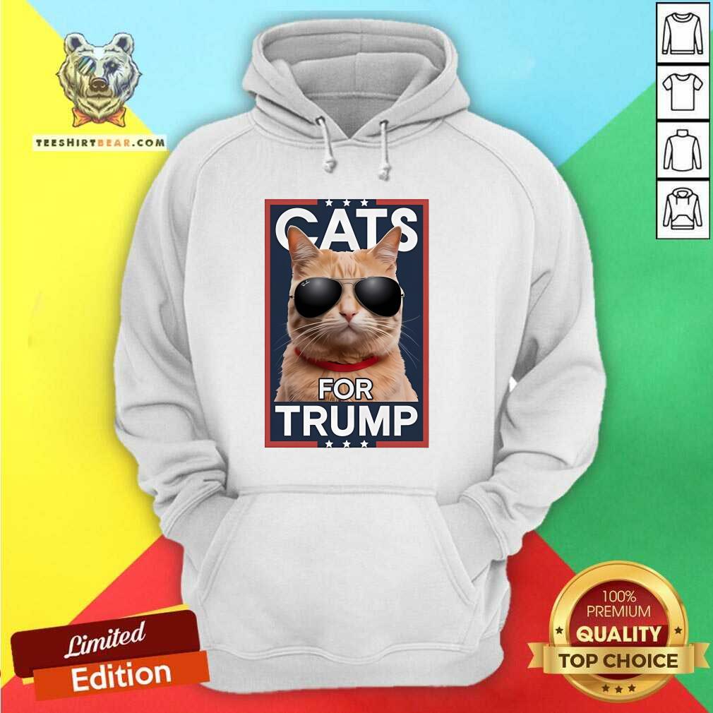 Original They're Eating The Pets Cats For Trump Hoodie