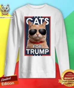 Original They're Eating The Pets Cats For Trump Sweatshirt