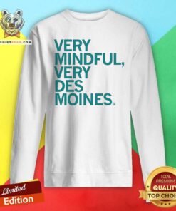 Original Very Mindful Very Des Moines Sweatshirt