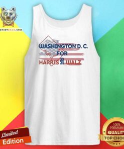 Original Washington D.C For Harris Walz 2024 Flag Tank-top