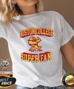 Premium Boston College Super Fan Mascot V-neck