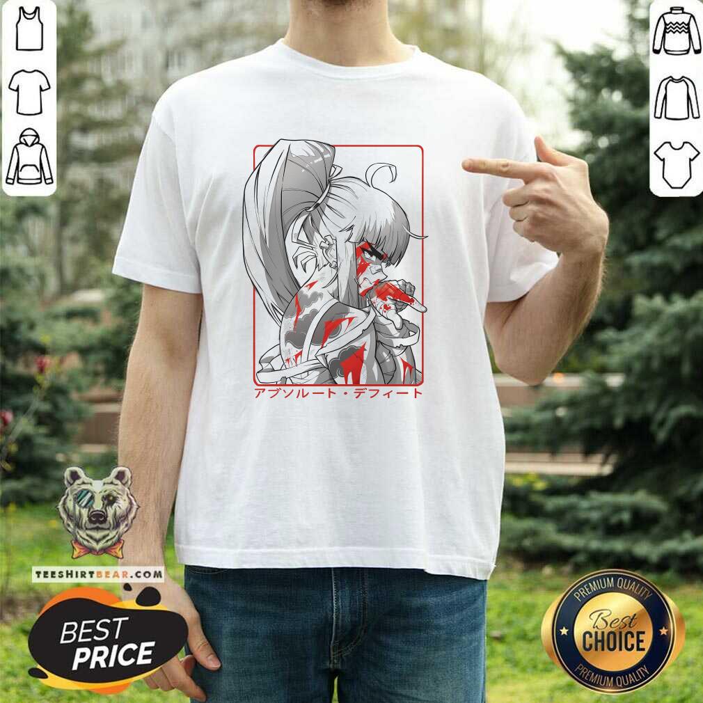 Premium Eyepatch Wolf Crow Absolute Defeat T-Shirt