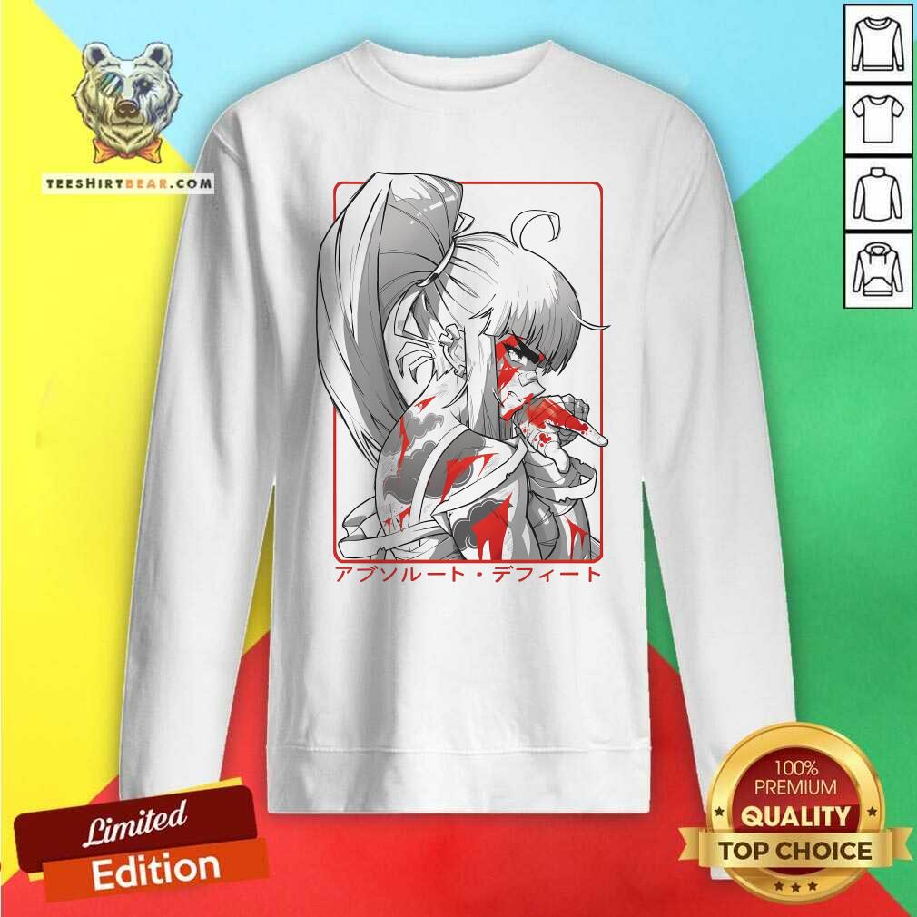 Premium Eyepatch Wolf Crow Absolute Defeat Sweatshirt