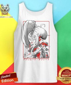 Premium Eyepatch Wolf Crow Absolute Defeat Tank-top