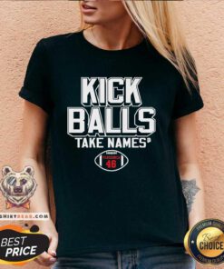 Premium Gabriel Plascencia Kick Balls Take Names 46 V-neck