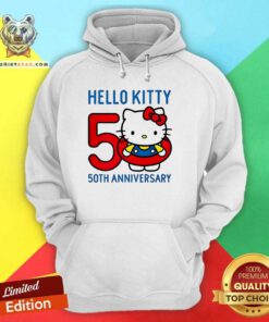 Premium Hello Kitty 50th Anniversary Cartoon Hoodie