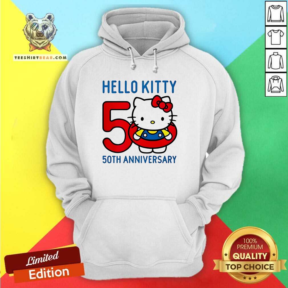 Premium Hello Kitty 50th Anniversary Cartoon Hoodie