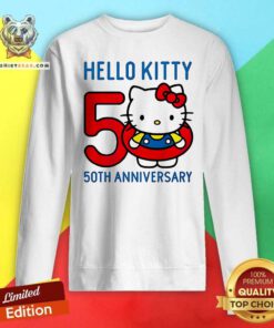 Premium Hello Kitty 50th Anniversary Cartoon Sweatshirt