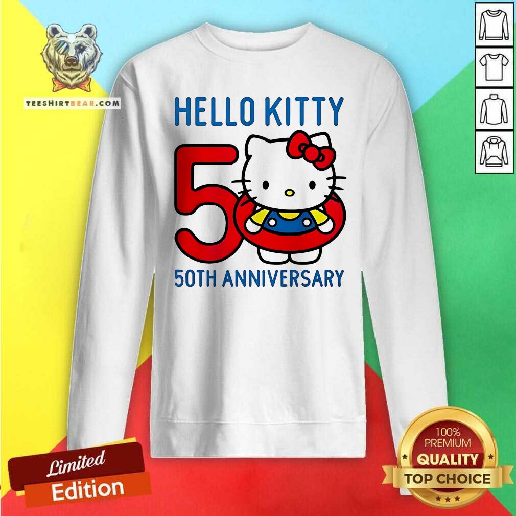 Premium Hello Kitty 50th Anniversary Cartoon Sweatshirt