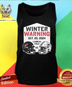 Premium Houston Texans Vs Green Bay Packers Winter Warning Oct 20 2024 Tank-top