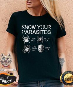 Premium Know Your Parasites Tick Biden Classic V-neck