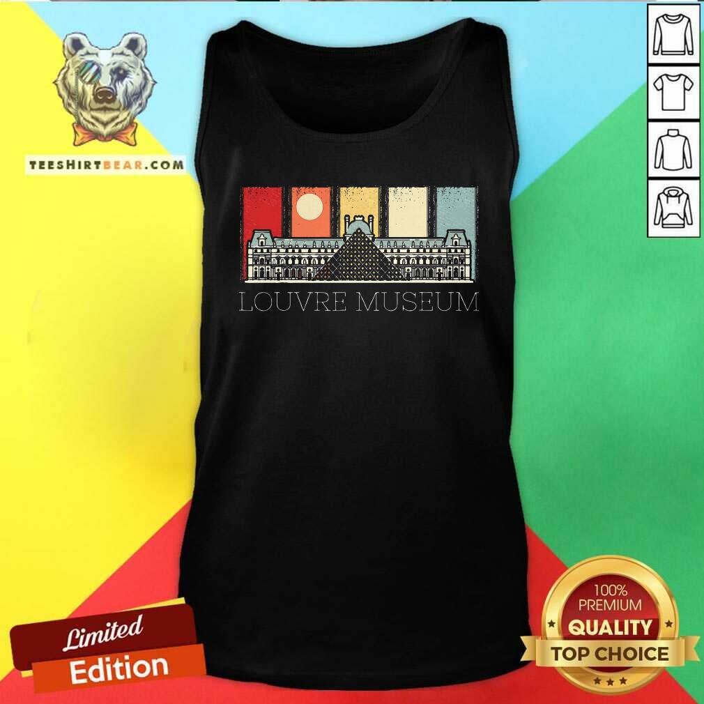 Premium Louvre Museum In Paris France Tank-top