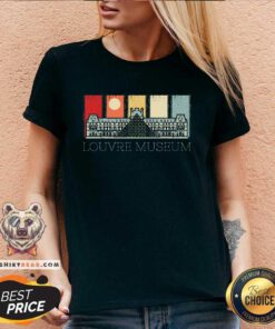 Premium Louvre Museum In Paris France V-neck