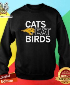 Premium Raygunsite Cats Eat Birds Sweatshirt
