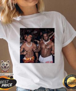 Premium Ryan Garcia Devin Haney And P Diddy Photos V-neck