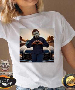 Premium Scary Movie Vintage Meyers Halloween V-neck