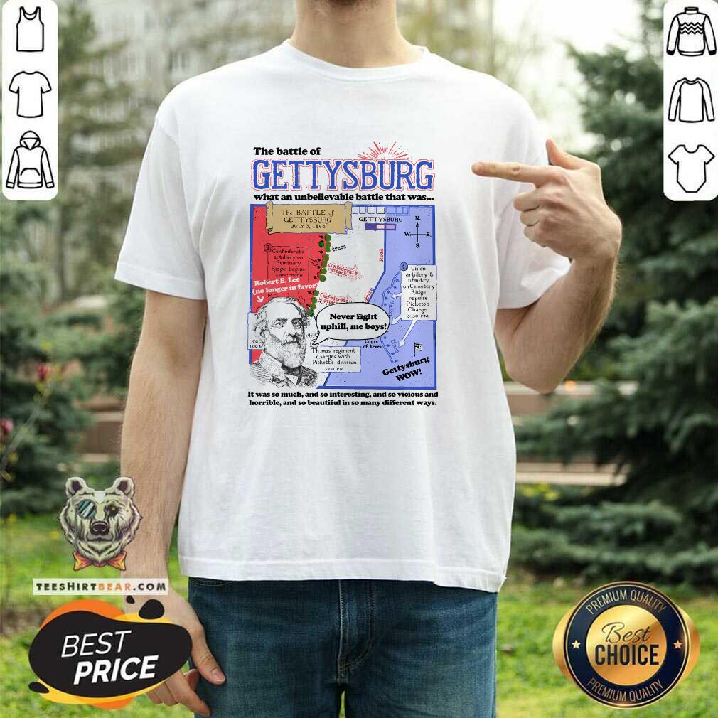 Premium The Battle Of Gettysburg What An Unbelievable Battle T-Shirt