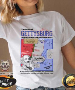 Premium The Battle Of Gettysburg What An Unbelievable Battle V-neck