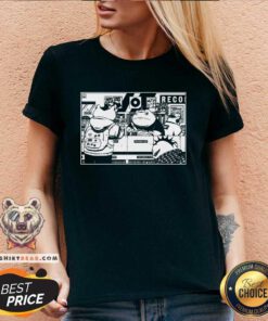 Pretty Crate Diggers Manga Style V-neck